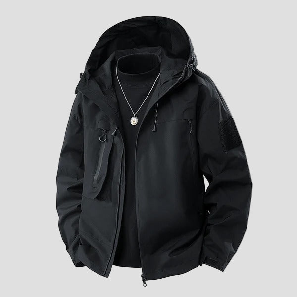 Aiden | Waterproof Hooded Structured Winter Jacket