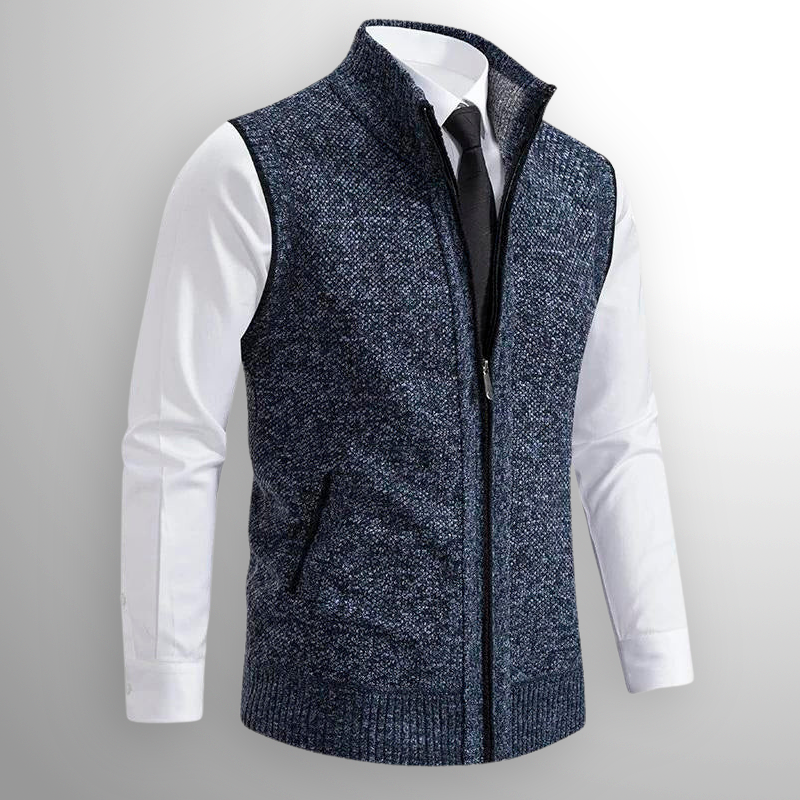 James™ | Full-Zip Sweater Vest