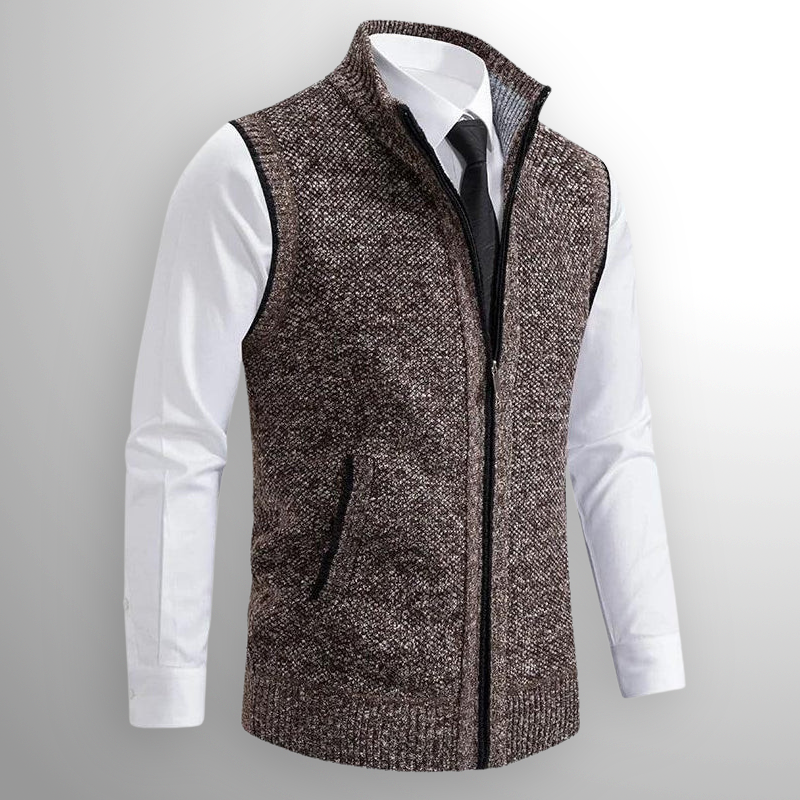 James™ | Full-Zip Sweater Vest