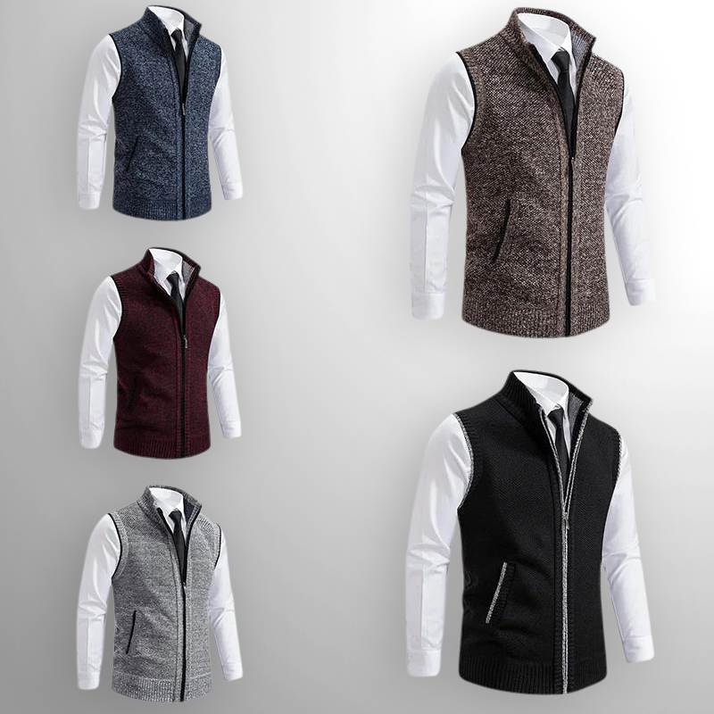 James™ | Full-Zip Sweater Vest