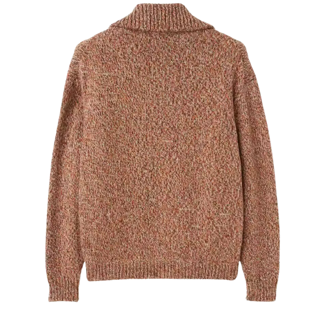 James™ | Alpaca wool zip bomber